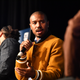 Actor Michael B. Jordan speaks onstage during ‘Creed 2’ Clark Atlanta University Student Forum at Clark Atlanta University on Nov. 8, 2018, in Atlanta.
